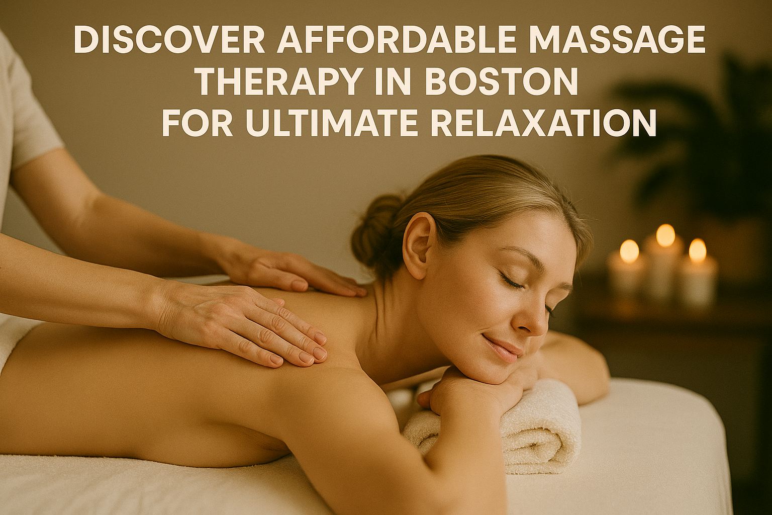 Discover Affordable Massage Therapy in Boston for Ultimate Relaxation