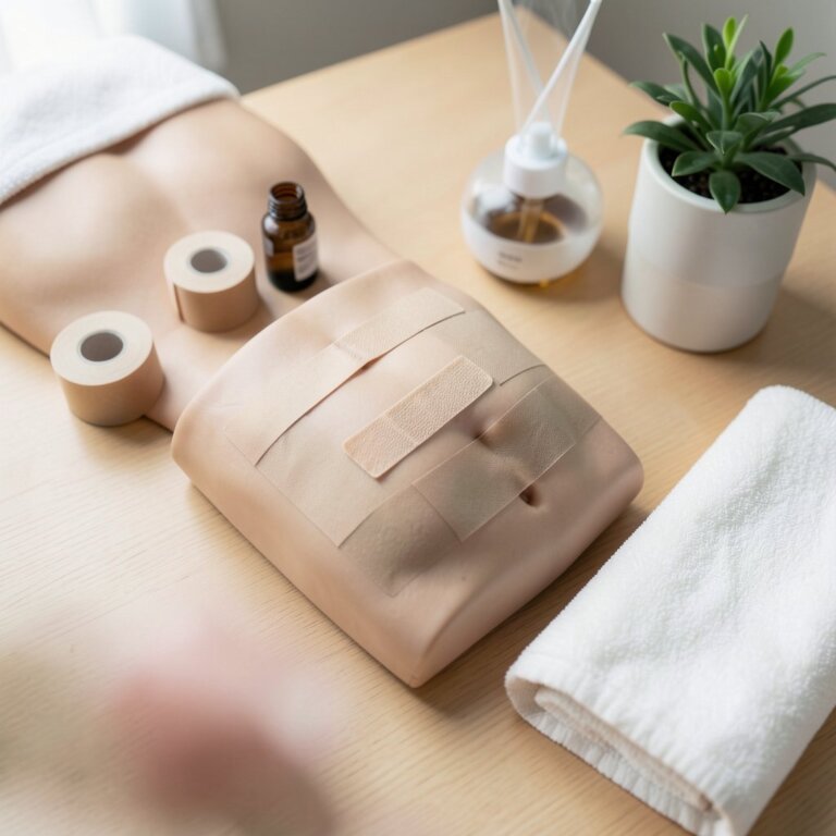 Comparative Review: Lymphatic Drainage With or Without Kinesio Taping in Immediate Abdominal Rehab