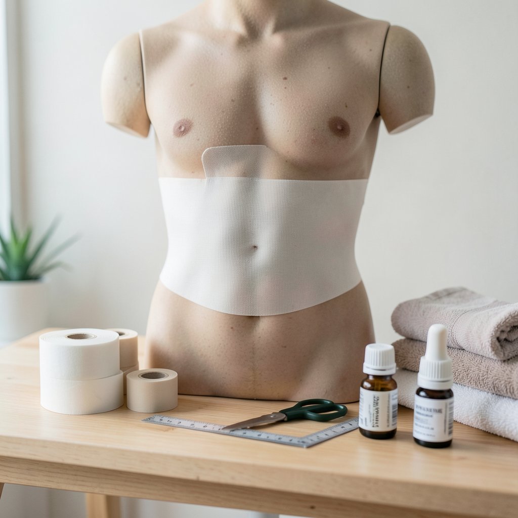 Tutorial: How to Apply Kinesio Tape for Optimal Abdominal Mobility and Circulation
